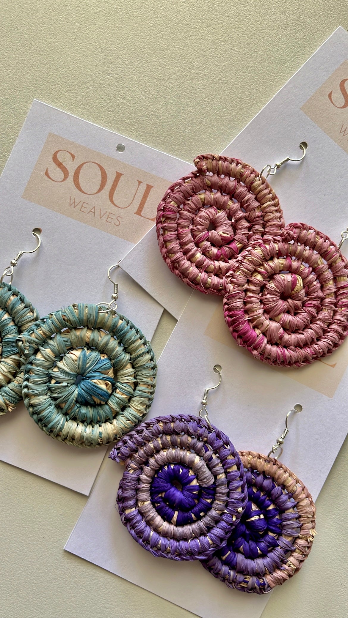 Raffia Earrings