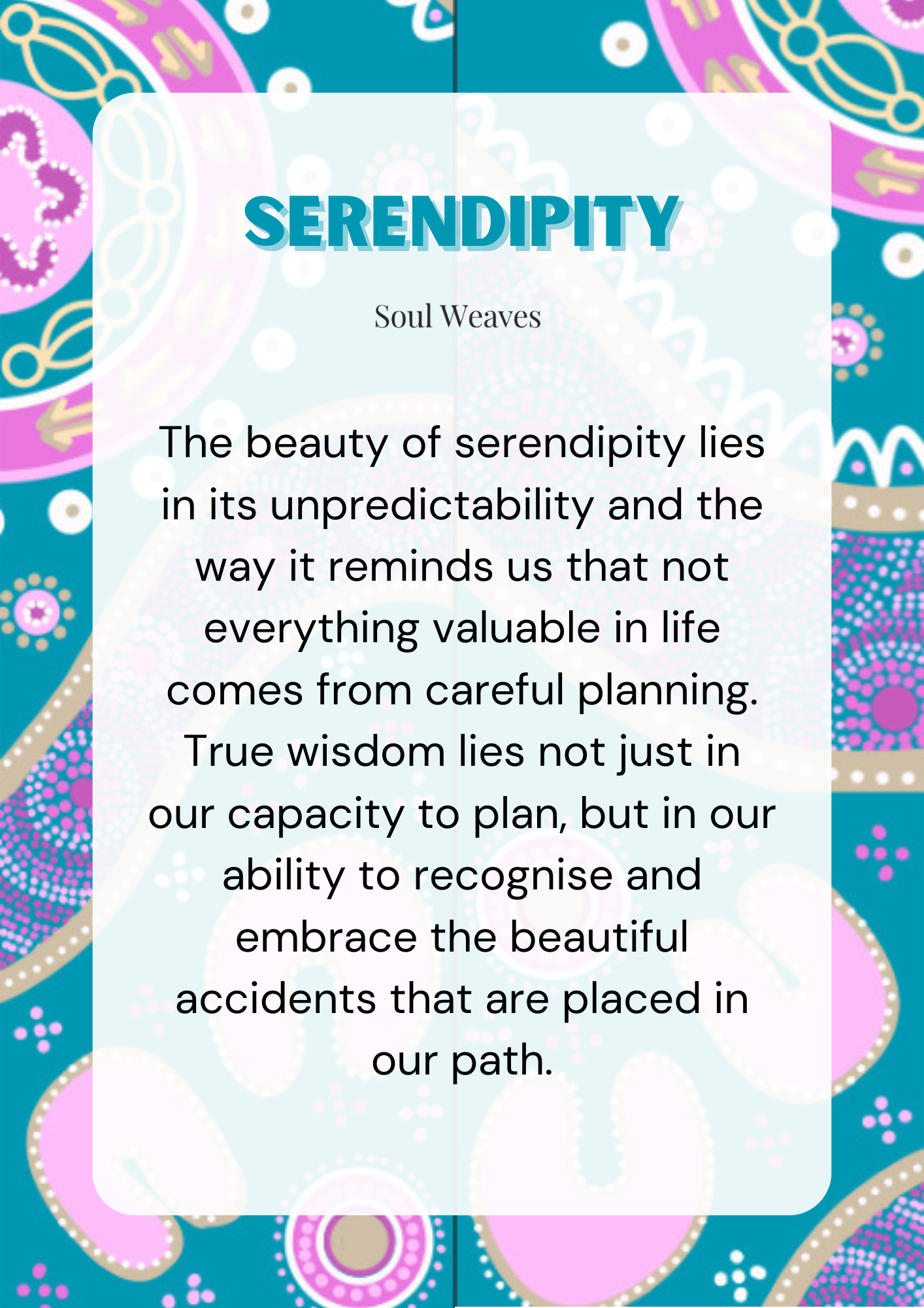 Serendipity Fabric Lanyard