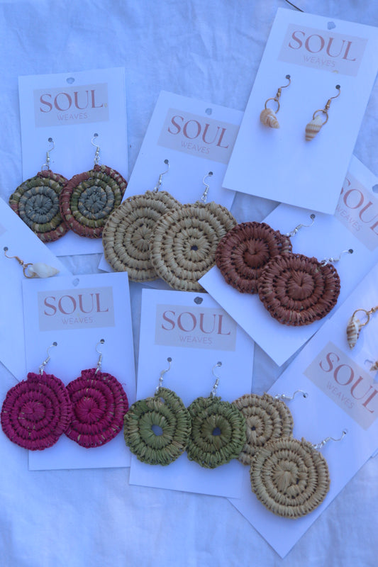 Raffia Earrings